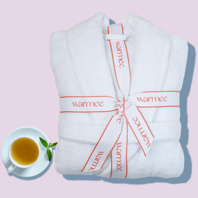 Warmee 100% Cotton Bath Robe - Made in Turkey